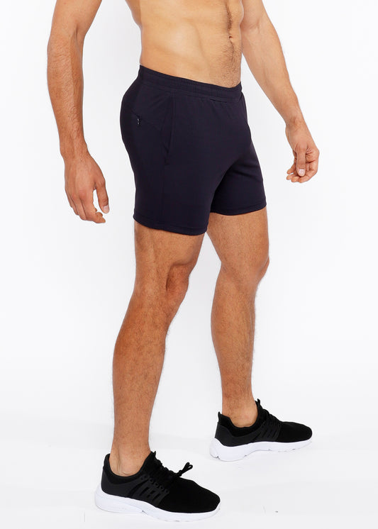 St33le Peacoat Textured Mesh Performance Shorts