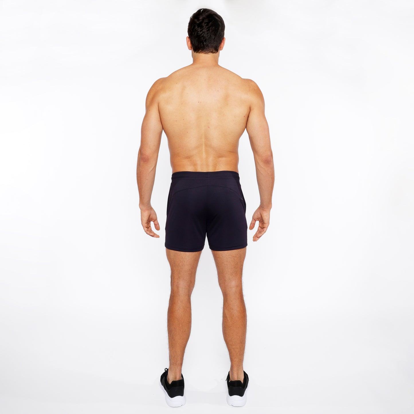 St33le Peacoat Textured Mesh Performance Shorts