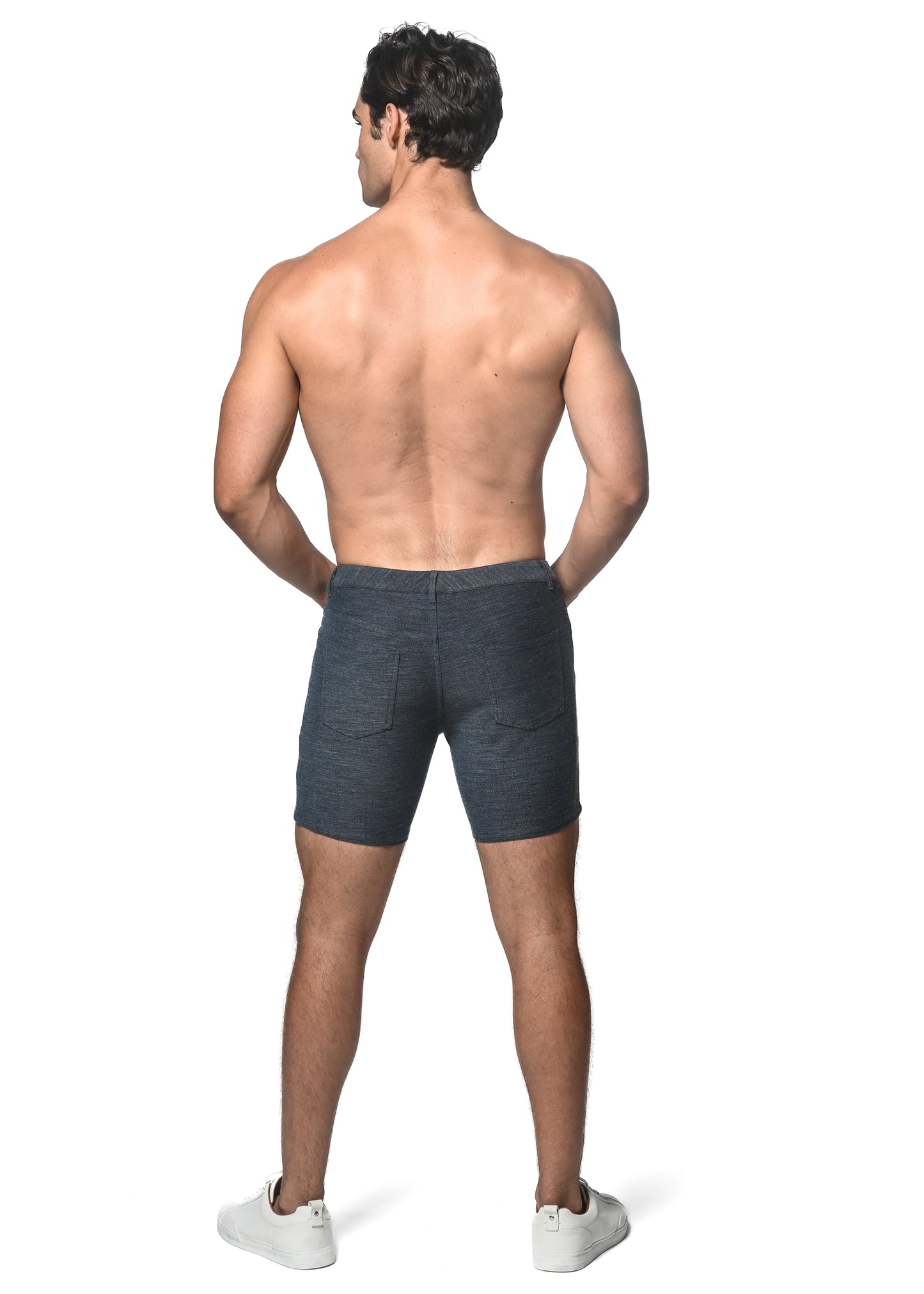 St33le Blue Surf Lookback Knit Shorts