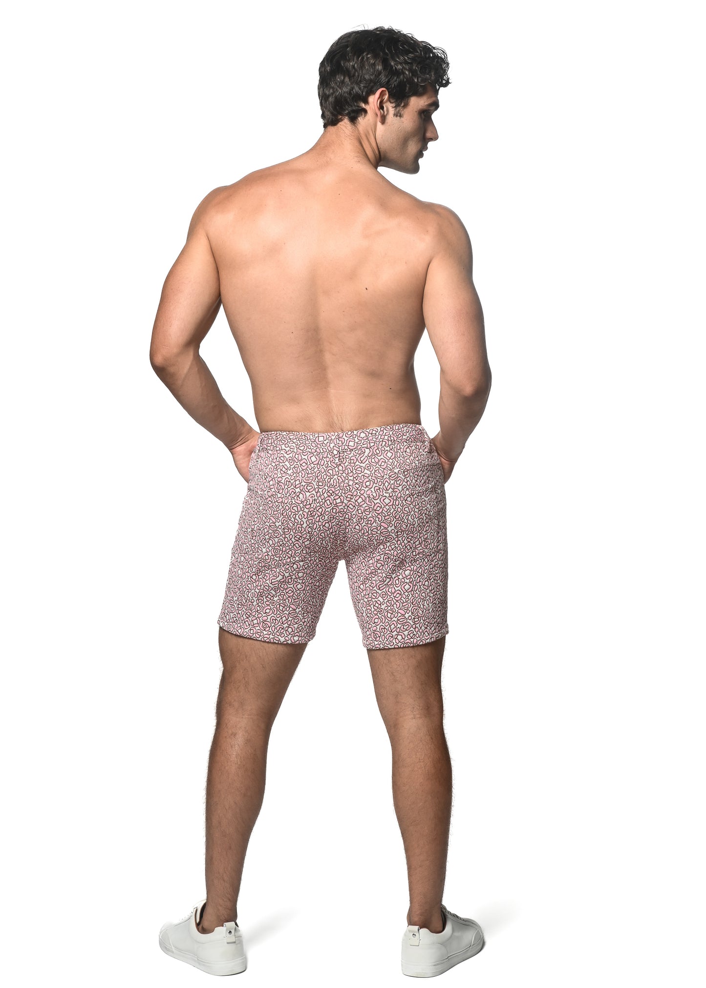 St33le Pink Pebbles Jacquard Knit Short