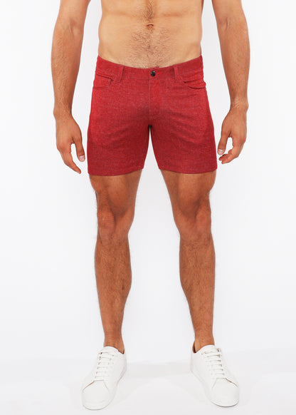 St33le Red Pepper Denim Knit Short