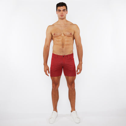 St33le Red Pepper Denim Knit Short