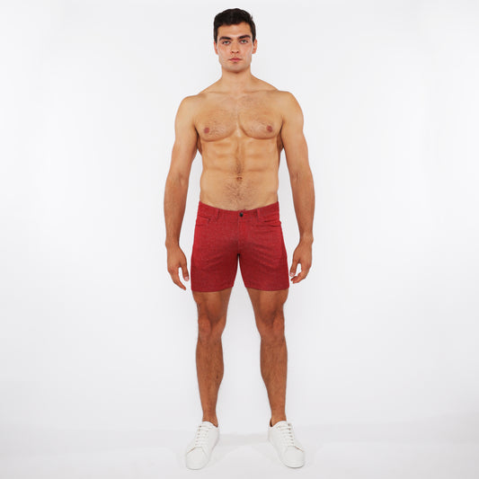 St33le Red Pepper Denim Knit Short