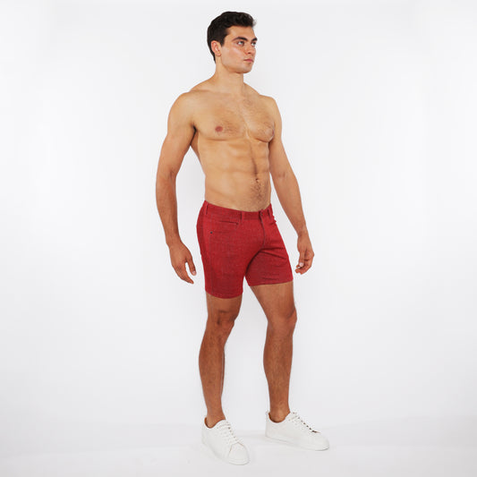 St33le Red Pepper Denim Knit Short