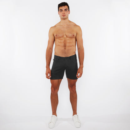 St33le Obsidian ZigZag Jacquard Knit Short