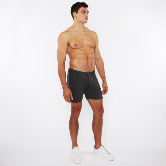 St33le Obsidian ZigZag Jacquard Knit Short