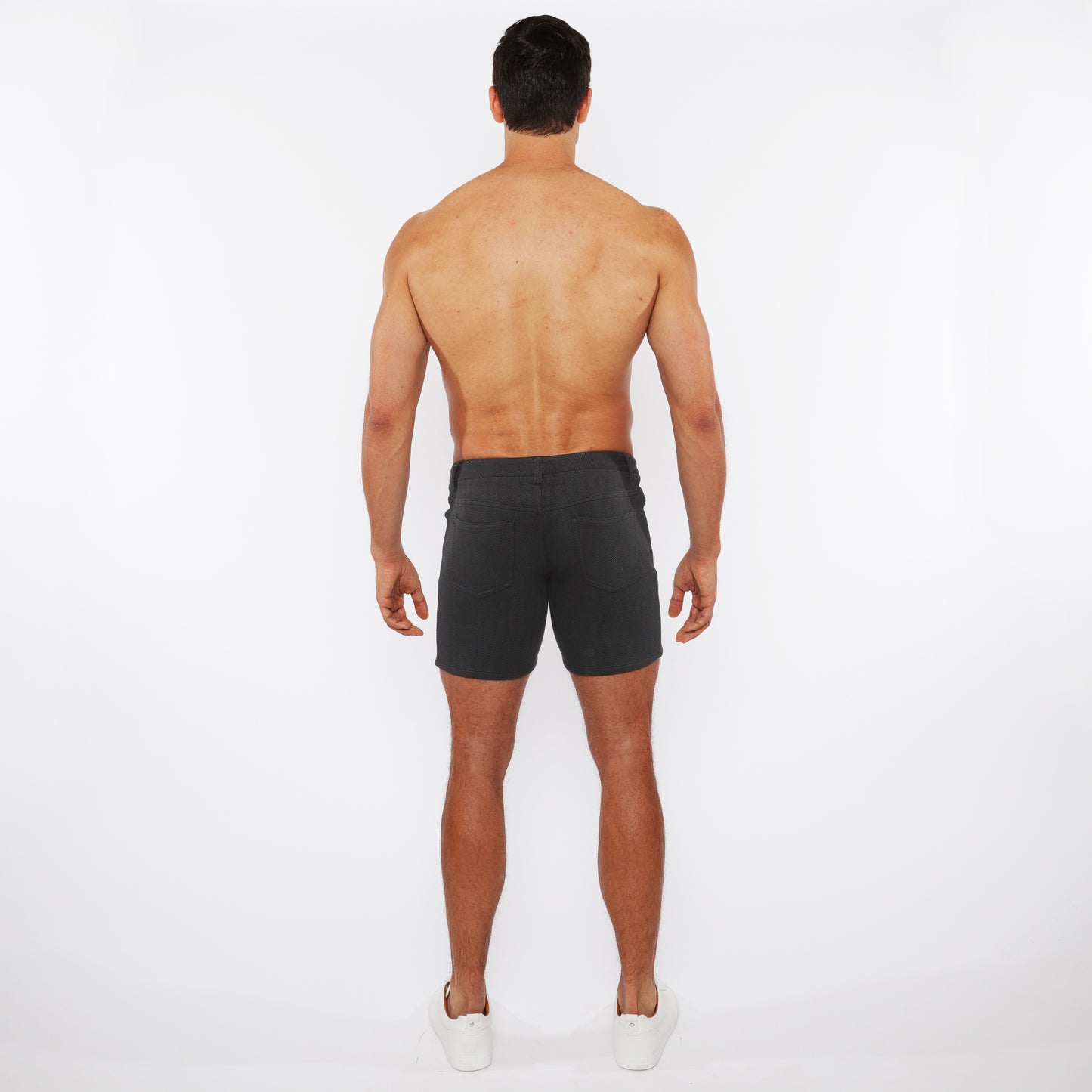 St33le Obsidian ZigZag Jacquard Knit Short