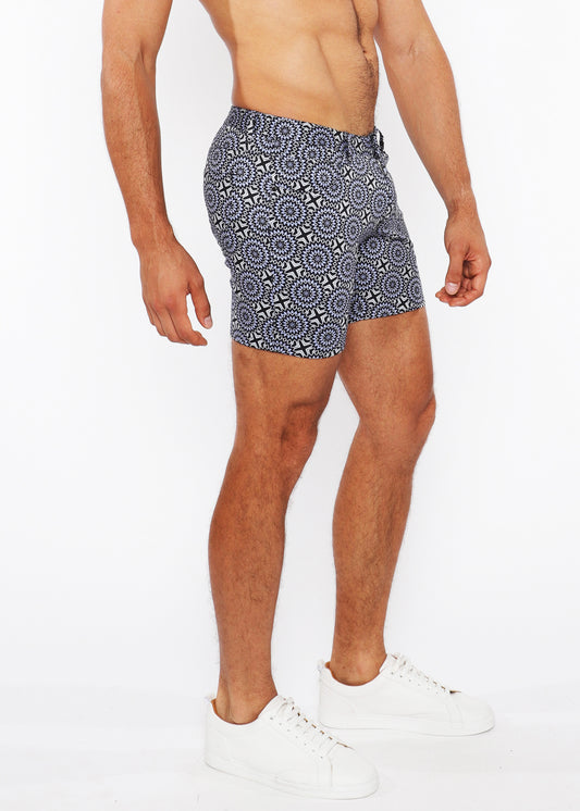 St33le Midnight Bursts Printed Knit Short