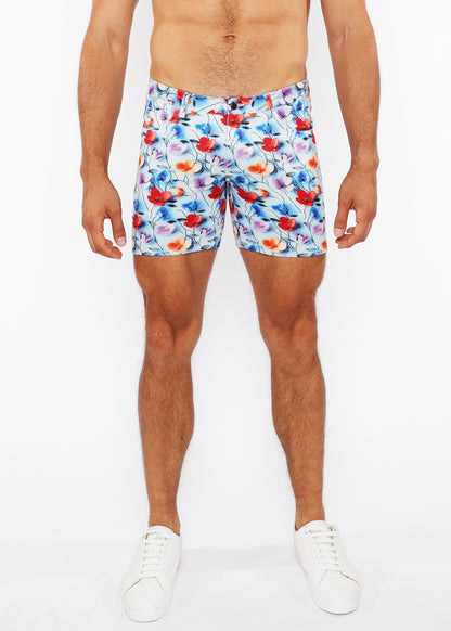 St33le Multi 3D Floral Knit Short