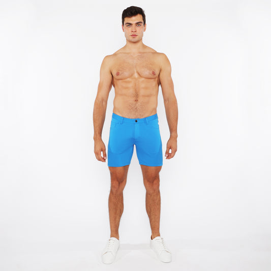 St33le Blue Jewel Knit Short