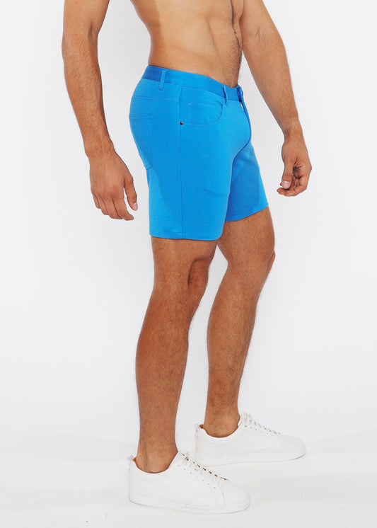 St33le Blue Jewel Knit Short