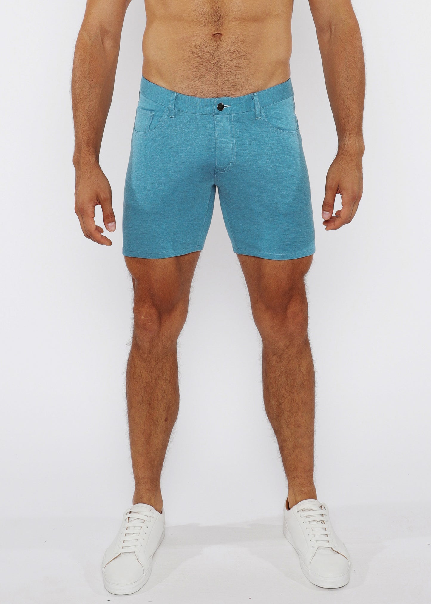 St33le Oasis Teal Knit Short