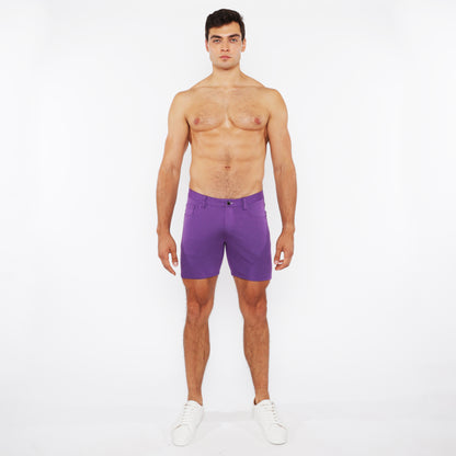 St33le Purple Taro Knit Short