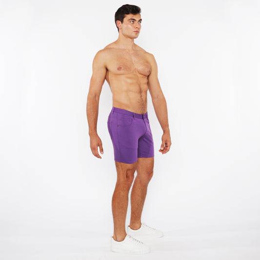 St33le Purple Taro Knit Short
