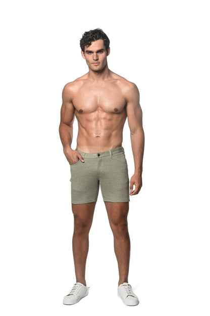 St33le Straw Knit 5" Shorts