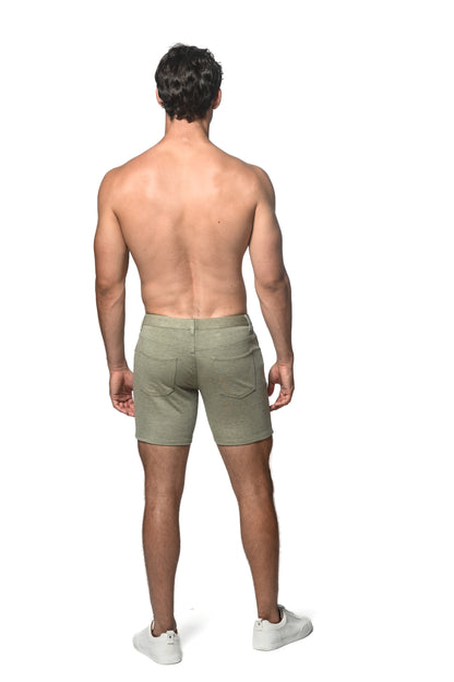 St33le Straw Knit 5" Shorts
