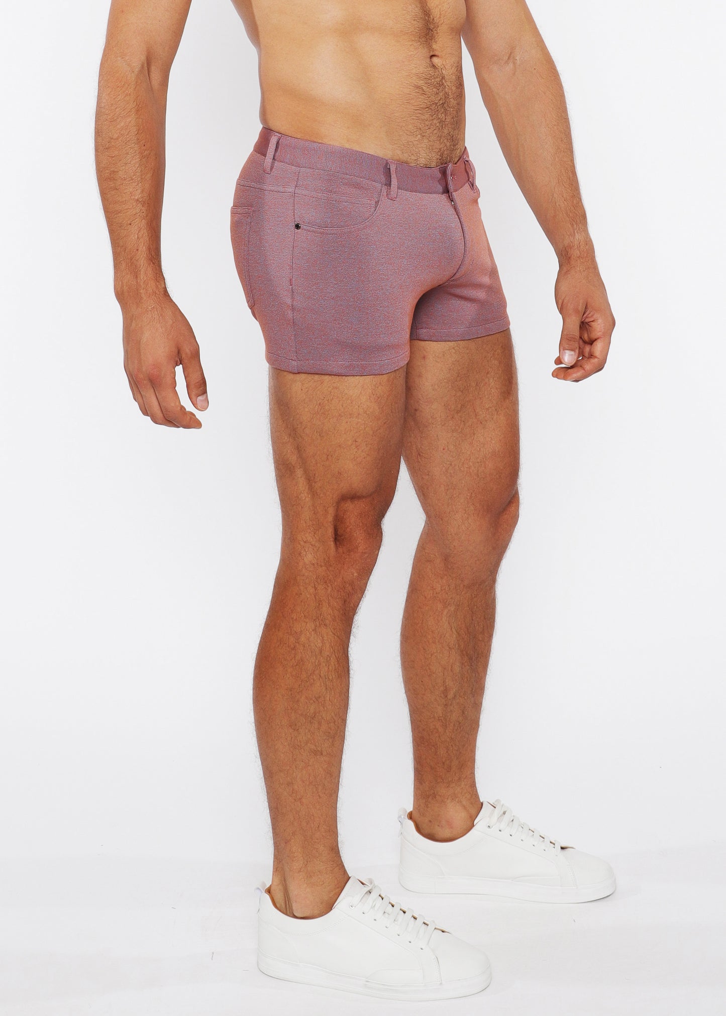 St33le Clay 3" Two Tone Melange Knit Short