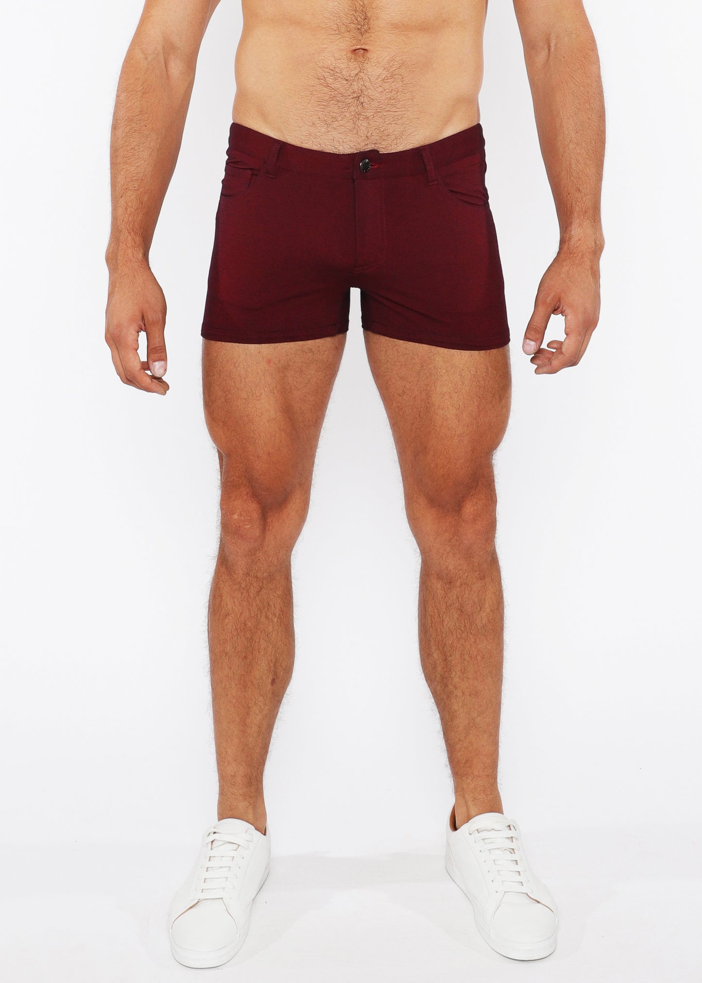 St33le Cranberry 3" Duo Tone Knit Short