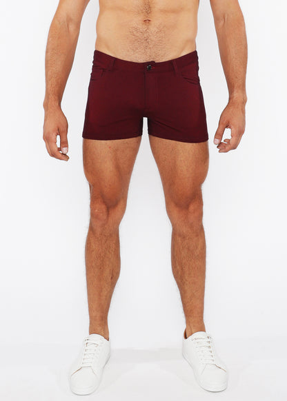 St33le Cranberry 3" Duo Tone Knit Short