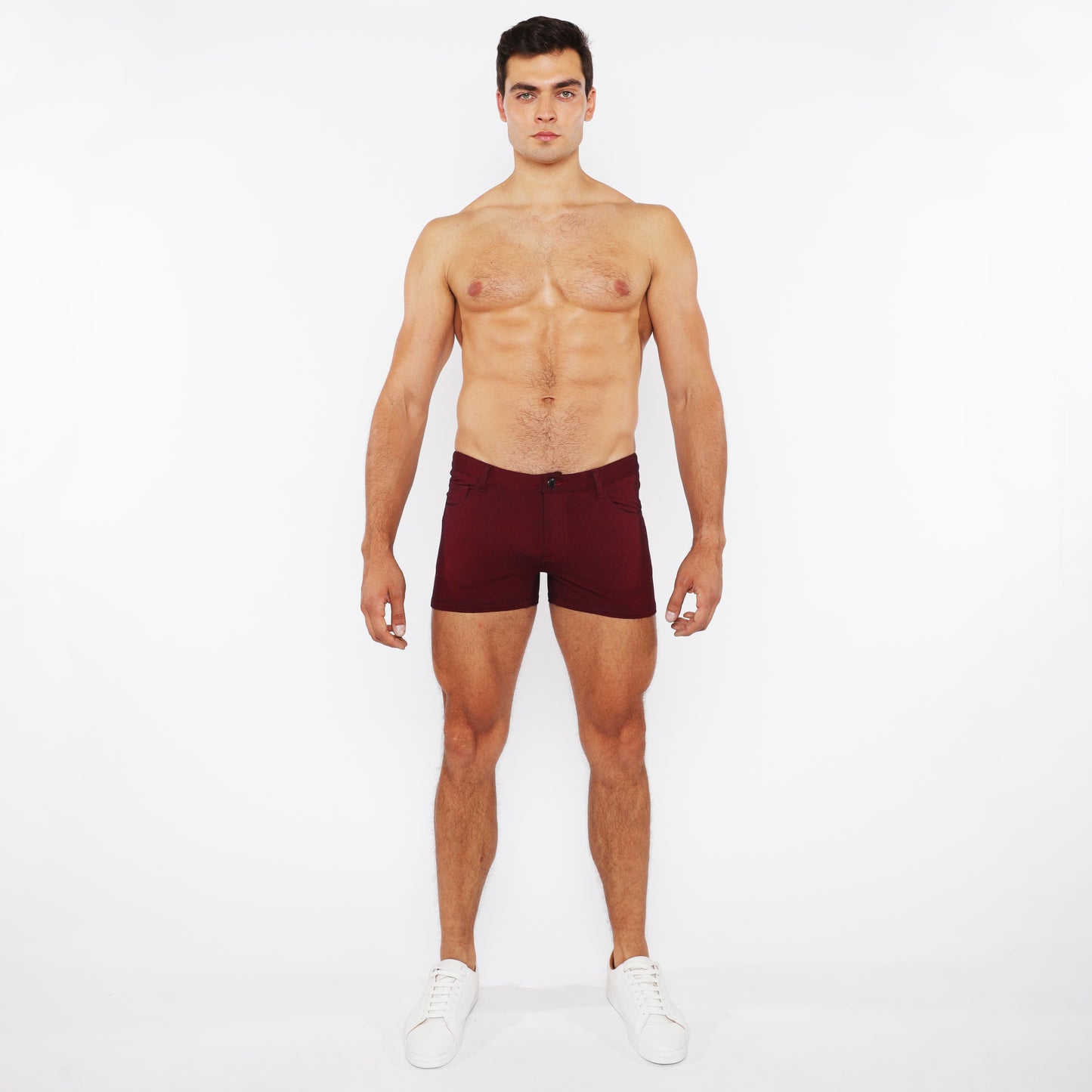 St33le Cranberry 3" Duo Tone Knit Short