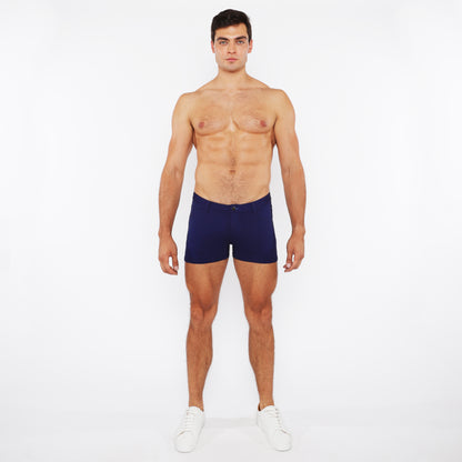 St33le Imperial Blue 3" Duo Tone Knit Short