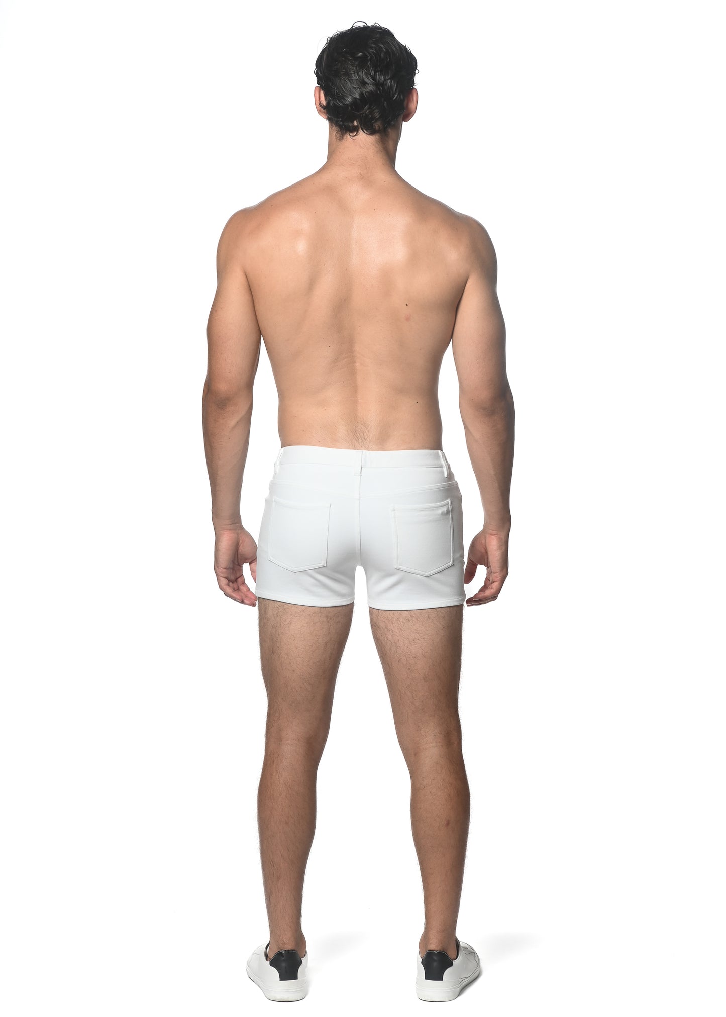 St33le Off White 3" Knit Shorts