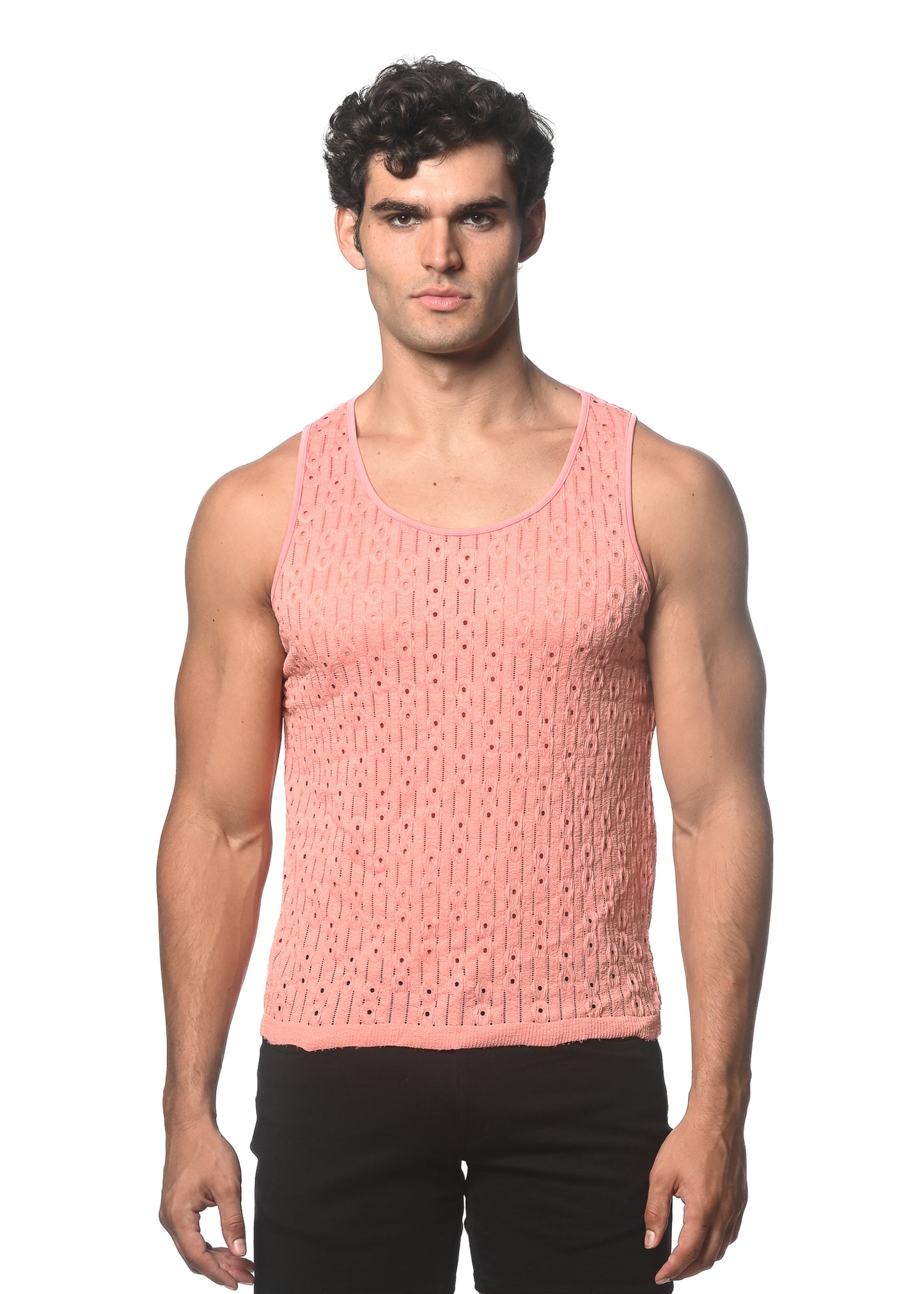 St33le Dash Dot Knit Tanks