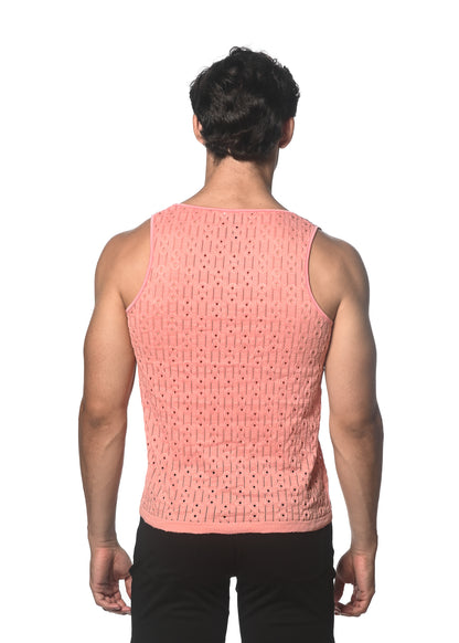 St33le Dash Dot Knit Tanks