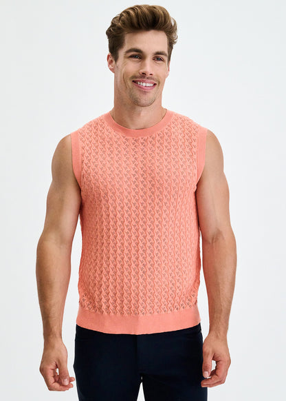 St33le Popsicle Vertical Waves Knit Vest