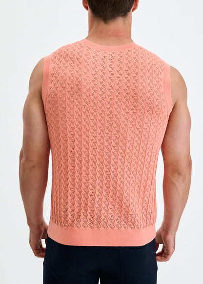 St33le Popsicle Vertical Waves Knit Vest