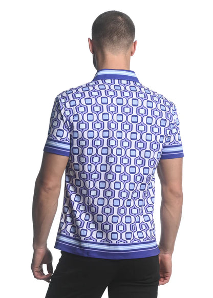 St33le Printed Border Shirt