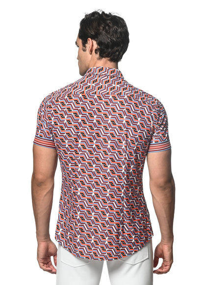 St33le Saffron Sienna Printed Performance Shirt