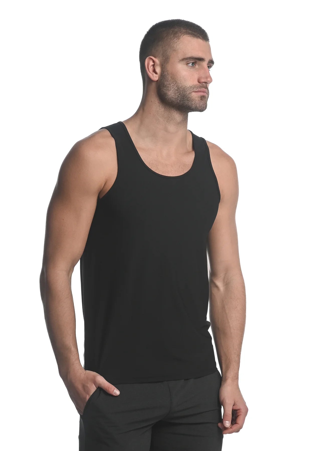 St33le Textured Mesh Performance Tank