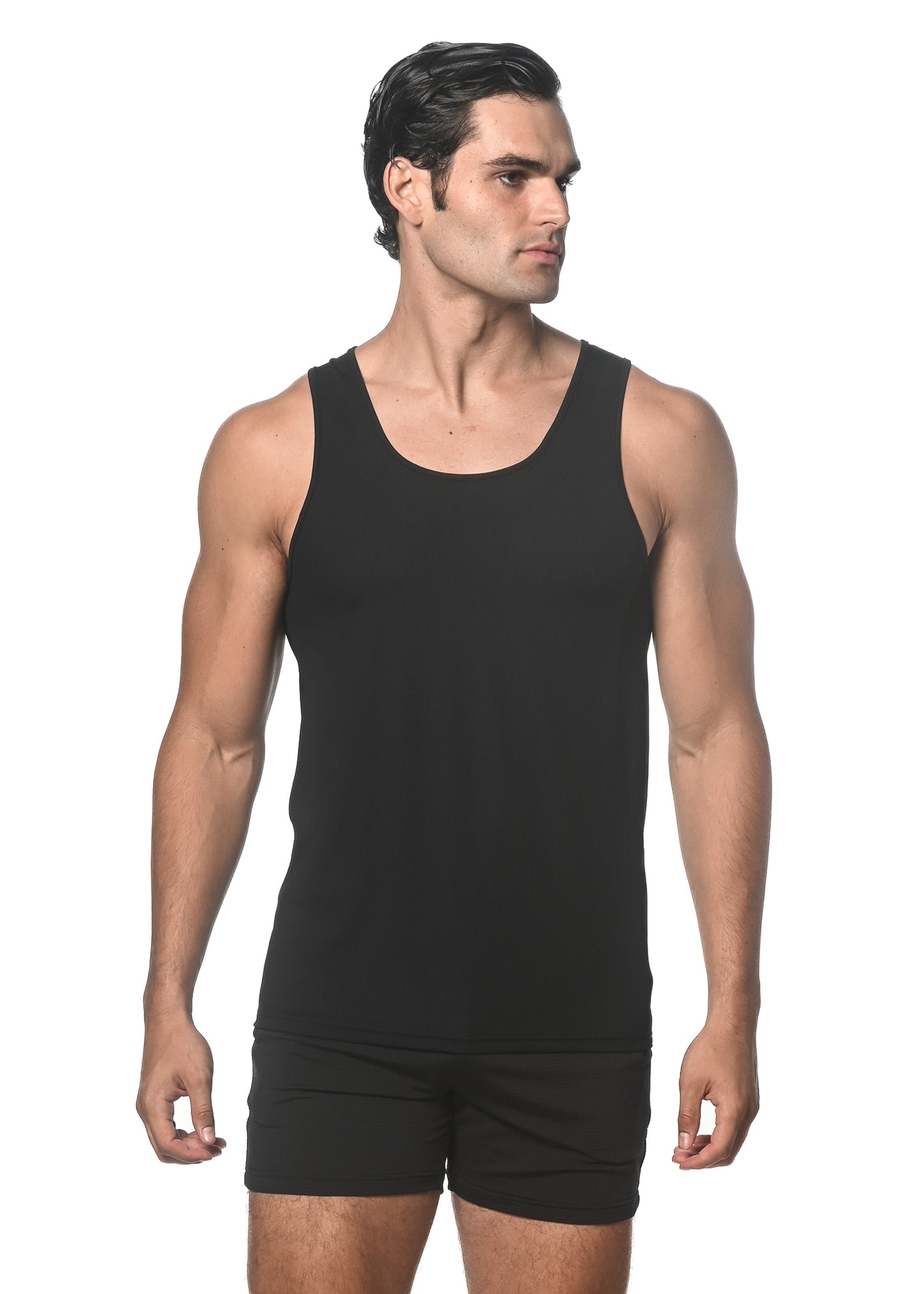 St33le Textured Mesh Performance Tanks