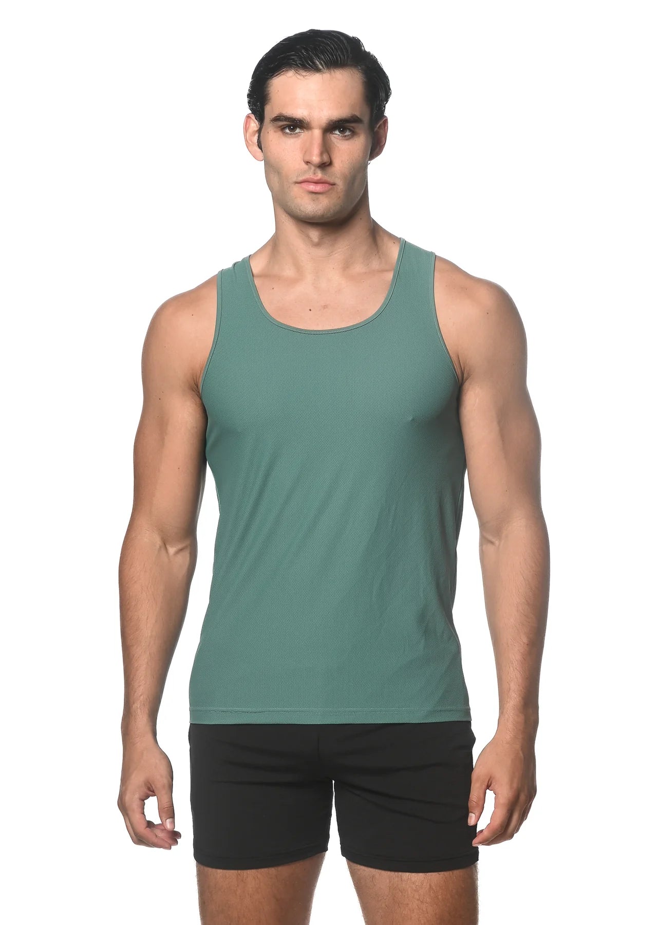 St33le Textured Mesh Performance Tank