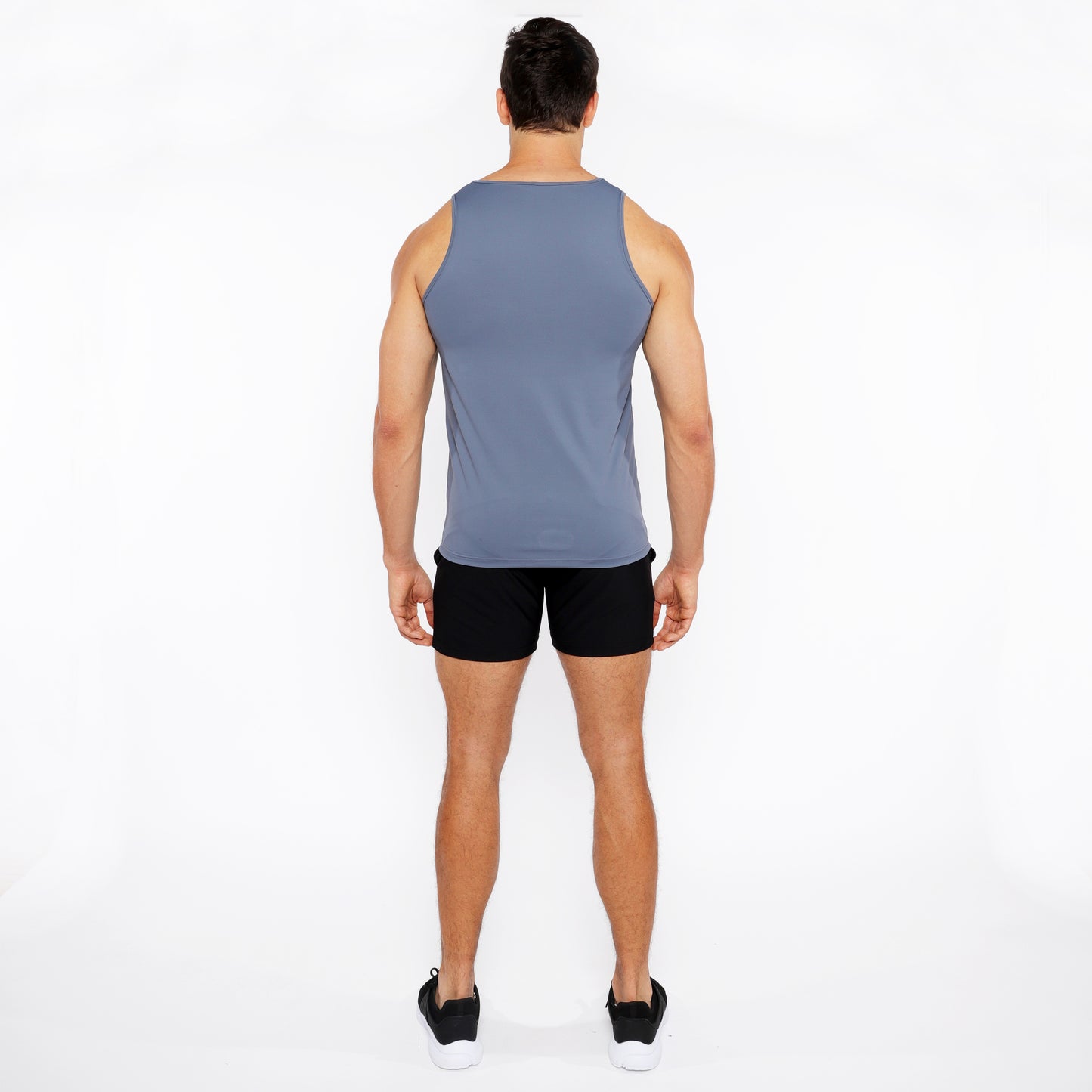 St33le Slate Textured Mesh Performance Tank Top
