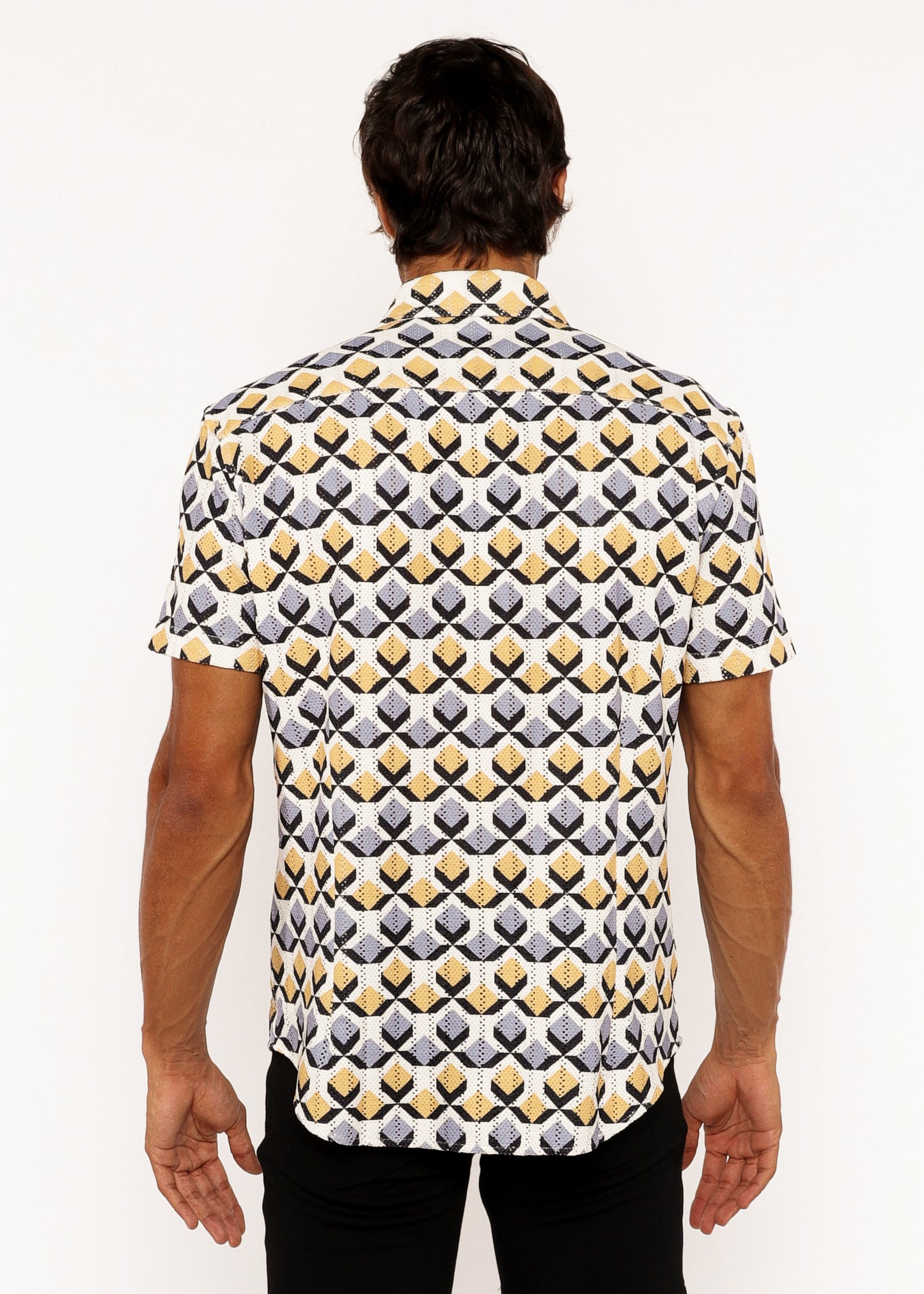 St33le Gold/Silver Diamonds Knit SS Shirt