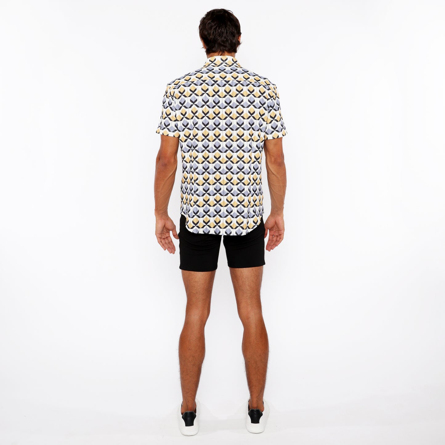 St33le Gold/Silver Diamonds Knit SS Shirt