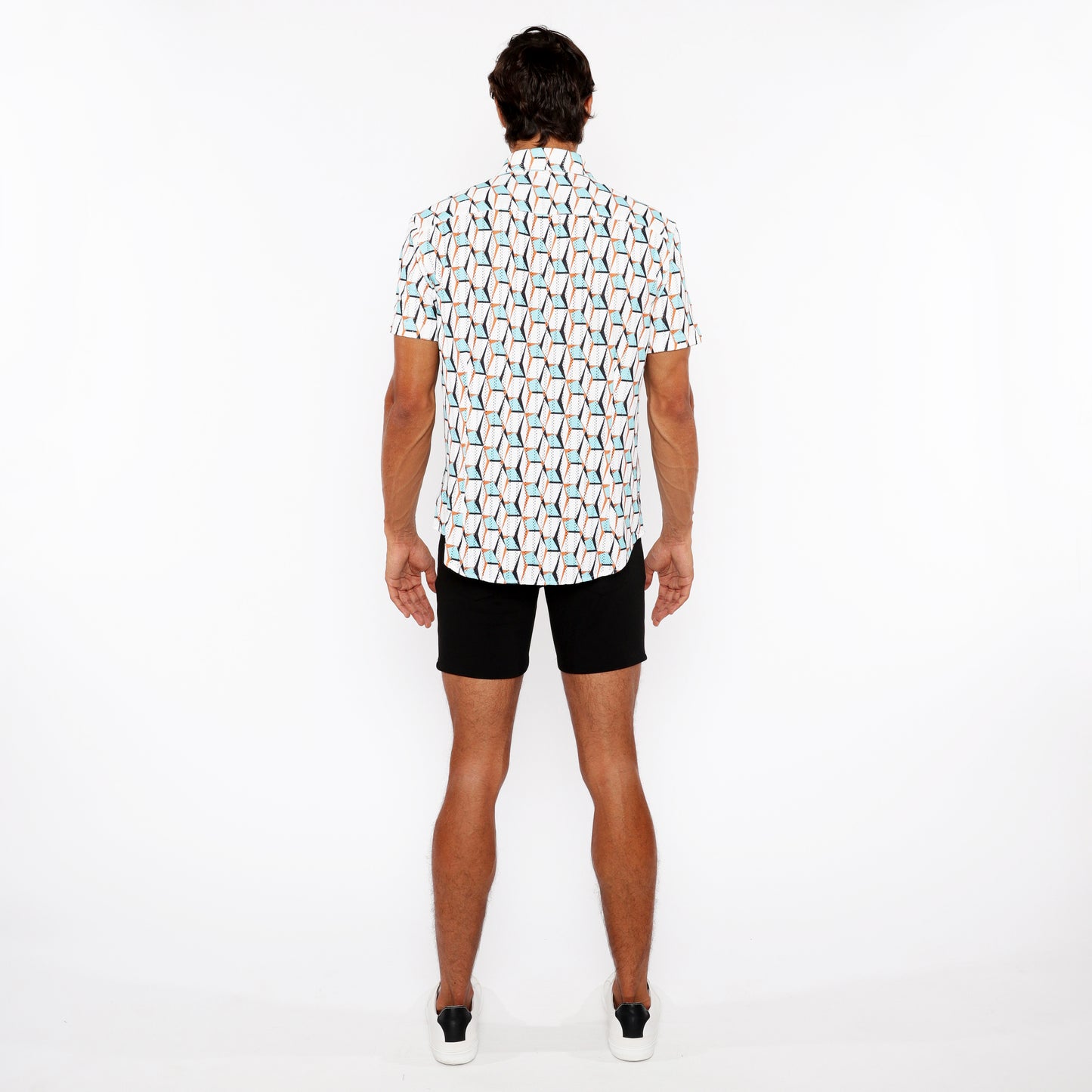 St33le Stalk/Ochre 3D Box Knit SS Shirt