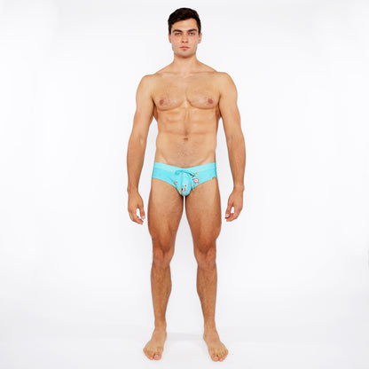 St33le Sky/Multi Circles Printed Swim Brief