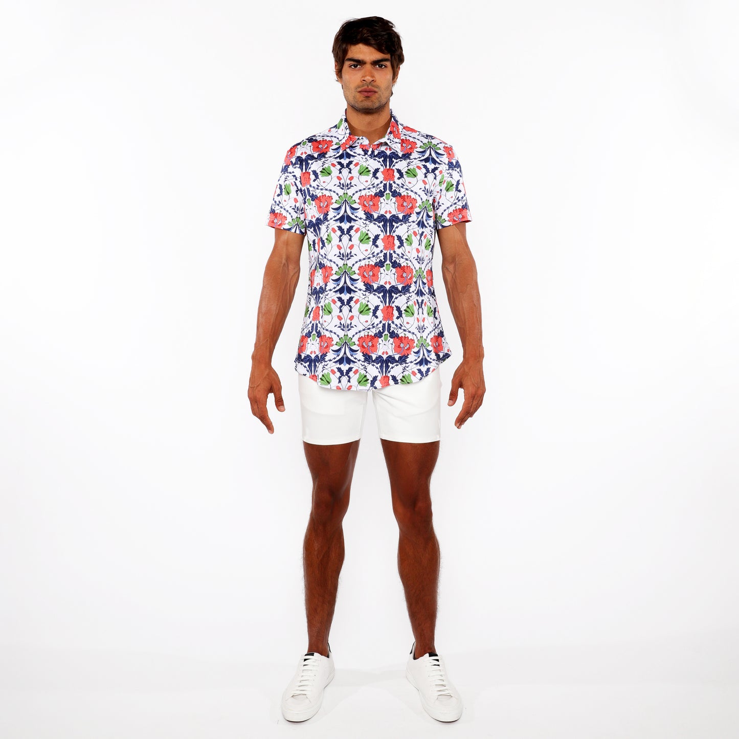 St33le Slate/Sienna Floral Print Jersey Shirt