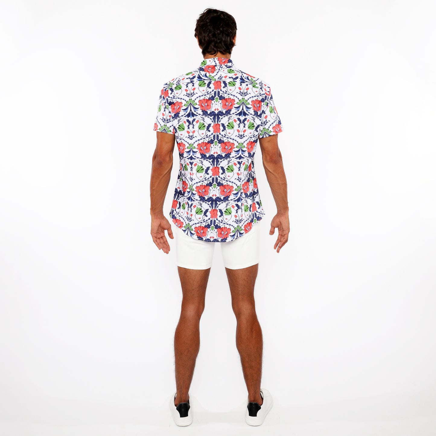 St33le Slate/Sienna Floral Print Jersey Shirt