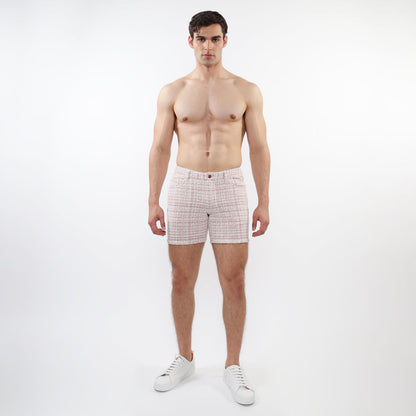 St33le Blush Tweed 5" Jacquard Knit Short