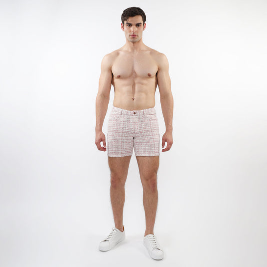 St33le Blush Tweed 5" Jacquard Knit Short