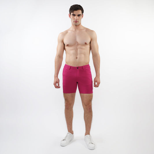 St33le Berry Solid 5" Knit Short