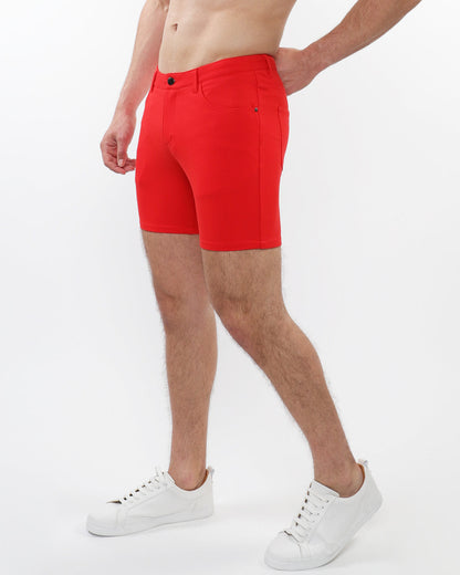 St33le Persimmon Solid 5" Knit Short