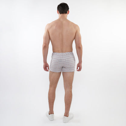 St33le Limited Edition Lilac/Pink Tweed 3" Jacquard Short