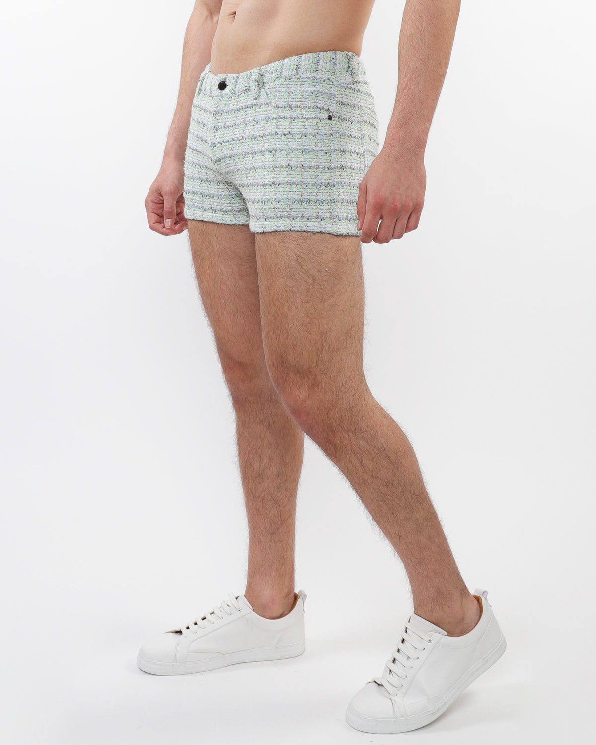St33le Limited Edition Sky/Mint Tweed 3" Jacquard Short