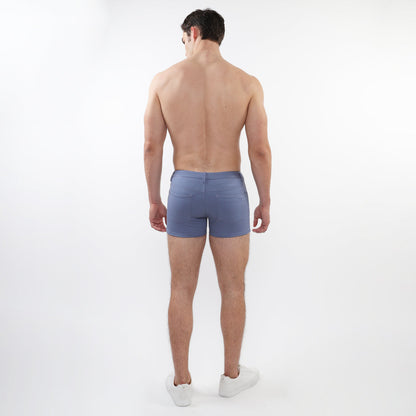 St33le Atlantic Blue 3" Solid Knit Short