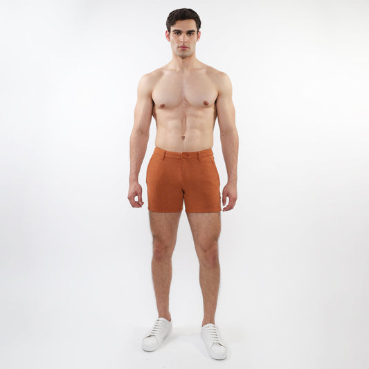 St33le Rust 5" Textured Knit Short